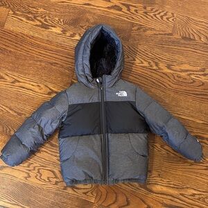 The North Face Charcoal and Black Kids' Jacket